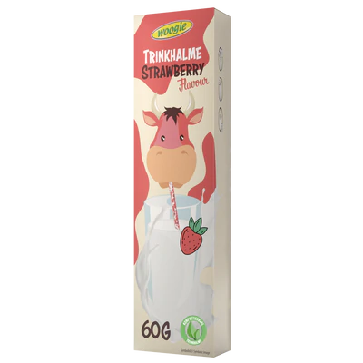 Afbeelding product 1 - Rietjes Aardbei 60g (10x6g)