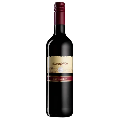Afbeelding product 1 - Rode wijn Dornfelder halfdroge 11% vol. 0,75l