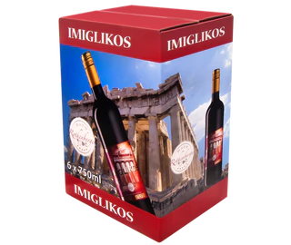 Afbeelding product 2 - Rode wijn Imiglikos heerlijk 11% vol.. 0,75l