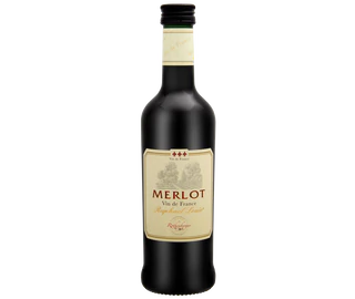 Afbeelding product - Rode wijn Raphael Louie Merlot droog 12% vol. 0,25l