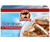 Afbeelding product - Sardines in tomatensaus 115g blik
