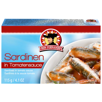 Afbeelding product 1 - Sardines in tomatensaus 115g blik