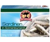Afbeelding product - Sardines in zonnebloemolie 115g