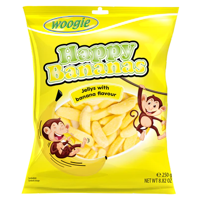 Afbeelding product 1 - Schuim zoetwaren bananen 250g