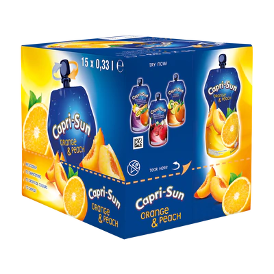 Afbeelding product 2 - Sinaasappel-perzik 330ml