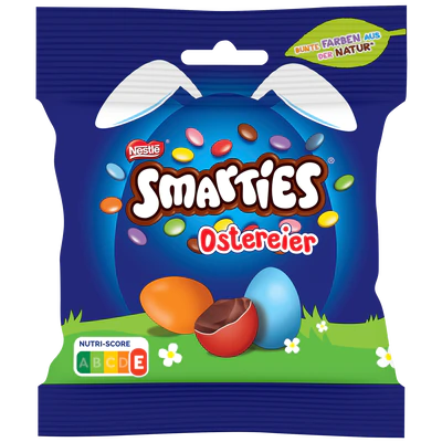 Afbeelding product 1 - Smarties Mini Dragee Paaseieren 80g