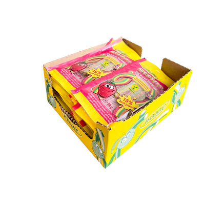 Afbeelding product 2 - Snoepgoed met aardbeiensmaak en een zuur laagje 80g