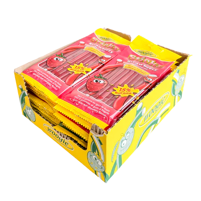 Afbeelding product 2 - Snoepgoed met aardbeiensmaak en vulling 80g