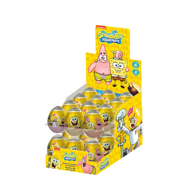 Afbeelding product 1 - Spongebob verrassingsei 48x20g toonbank display