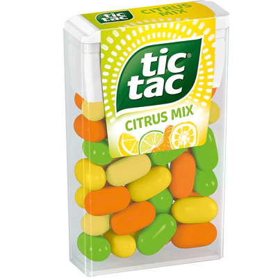 Afbeelding product 1 - Suikersnoepjes Citrus mix 18g