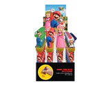 Afbeelding product - Super Mario postzegel met jelly beans 8g toonbankdisplay