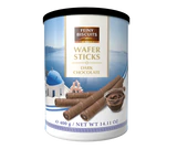 Afbeelding product - Wafelrolletjes met pure chocoladecreme 400g