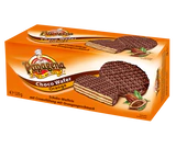 Afbeelding product 1 - Wafels met cremevulling met sinaasappelsmaak omhuld met chocolade 120g