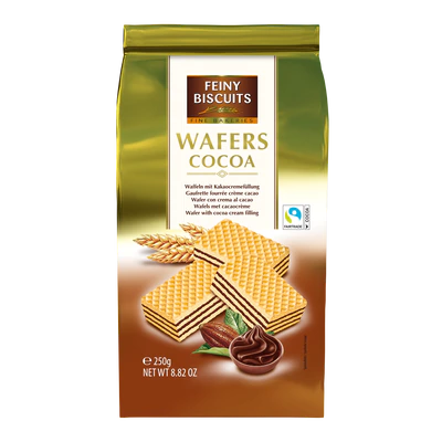Afbeelding product 1 - Wafeltjes met cacaocreme 250g