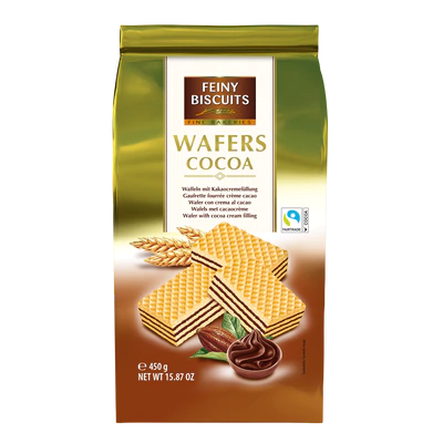 Afbeelding product 1 - Wafeltjes met cacaocreme 450g