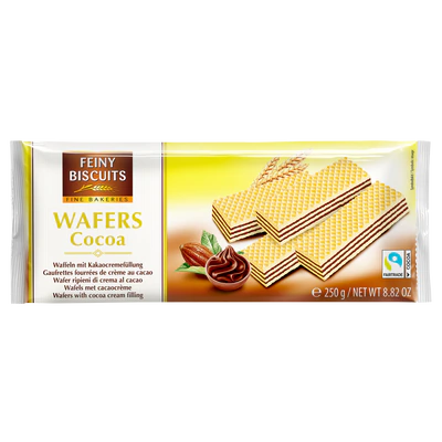Afbeelding product 1 - Wafeltjes met kakao-creme vulling 250g
