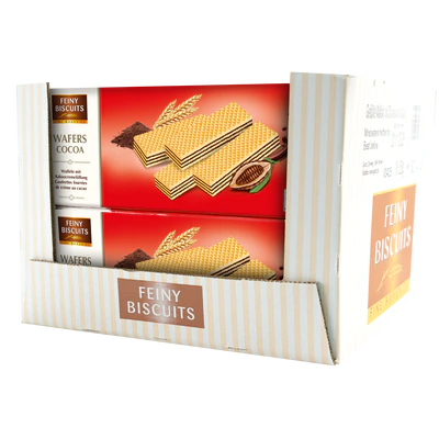 Afbeelding product 2 - Wafeltjes met kakao-creme vulling 250g