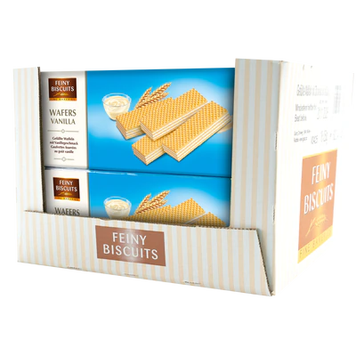 Afbeelding product 2 - Wafeltjes met vanille-creme vulling 250g