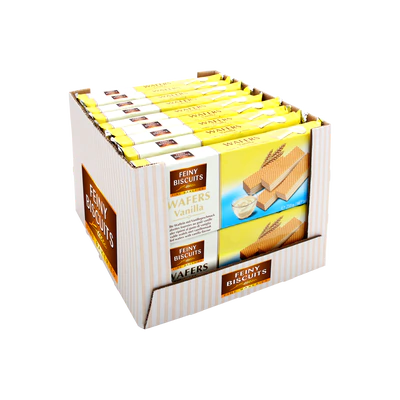 Afbeelding product 2 - Wafeltjes met vanille-creme vulling 250g
