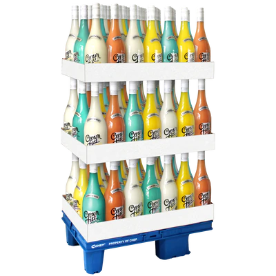 Afbeelding product 1 - Wine cocktail Cream Fizz 5% vol. 0.75l Display (4 assorted)