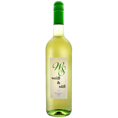 Afbeelding product 1 - Witte wijn witte & zoet 10% vol. 0,75l