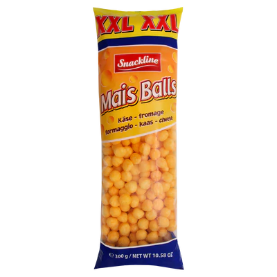 Afbeelding product 1 - XXL Cheese balls maissnack gezouten 300g