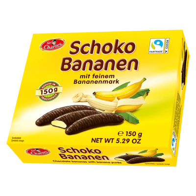 Image du produit 1 - Bananes en chocolat 150g