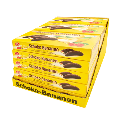 Image du produit 2 - Bananes en chocolat goût framboise 300g