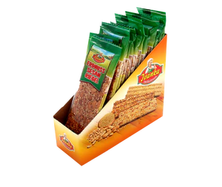 Image du produit 2 - Barre  craquante au caramel aux  cacahuètes et au sésame  60g