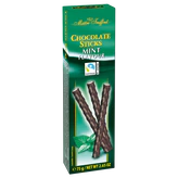 Image du produit - Bâtonnets de chocolat noir à la menthe 75g