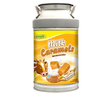 Image du produit - Bidon de lait avec caramels au lait tirelire 250g