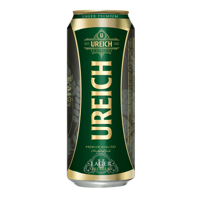 Image du produit 1 - Bière Ureich Lager 10,7° Plato 4,80% vol. 0,5l