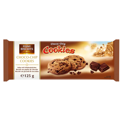 Image du produit 1 - Biscuit aux éclats de chocolat 125g