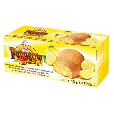 Image du produit 1 - Biscuits fourrés à la crème arôme limon 150g