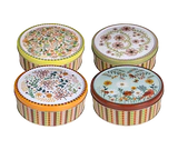 Image du produit - Bisuits au beurre boîte à fleurs 4 dessins 400g