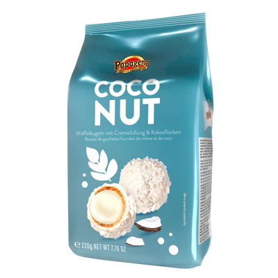 Image du produit 1 - Boules de gaufrettes à la noix de coco 220g