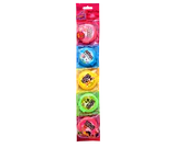 Image du produit - Bubble gum rouleaux 5 variétés 90g (5x18g)