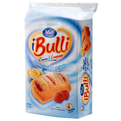 Image du produit 1 - Bulli pain à la crème et framboise 6x50g
