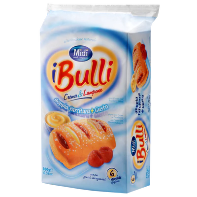 Image du produit 1 - Bulli pain &agrave; la cr&egrave;me et framboise 6x50g