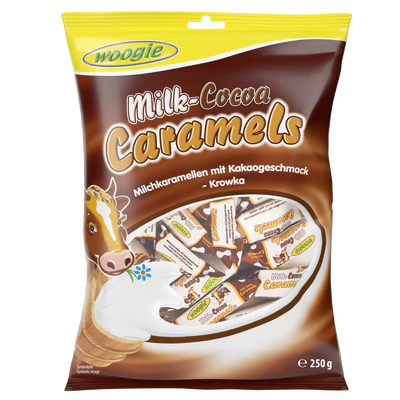 Image du produit 1 - Caramels au lait cacao 250g