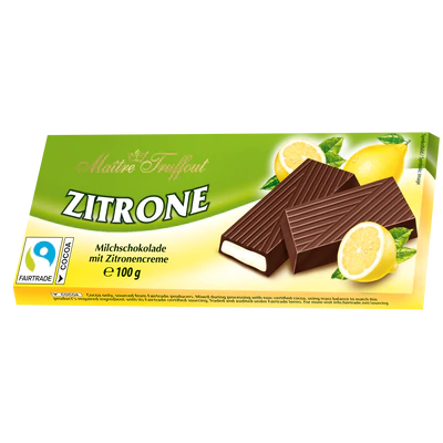 Image du produit 1 - Chocolat au lait à la crème citron 100g