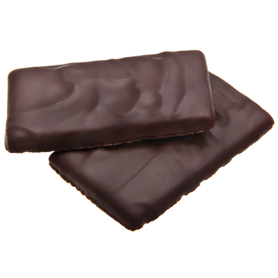Image du produit 3 - Chocolat extra noir fourré à la crème à l'orange/menthe 200g