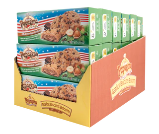 Image du produit 2 - Cookies  chocolat fourrés à la crème à la noisette boîte 130g