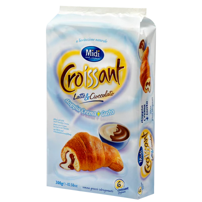 Image du produit 1 - Croissant lait & chocolat 6x50g