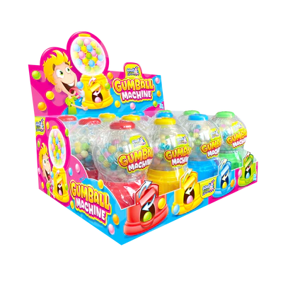 Image du produit 1 - Distributeur de boule de gomme 12x120g pr&eacute;sentoir de comptoir