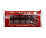 Image du produit - Dominos fourrés au chocolat noir 125g