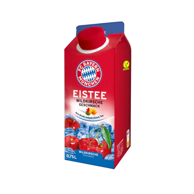 Image du produit 1 - FC Bayern Munich ice tea cerise 30% 0,75l