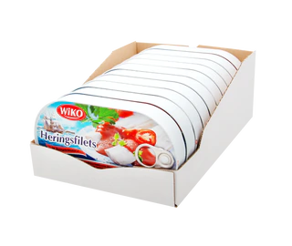 Image du produit 2 - Filets de hareng à la sauce tomate 200g