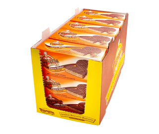 Image du produit 2 - Gaufres fourées de crème goût noisette enrobées de chocolat 120g