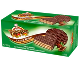 Image du produit 1 - Gaufres fourrées de crème goût noisette enrobées de chocolat 120g